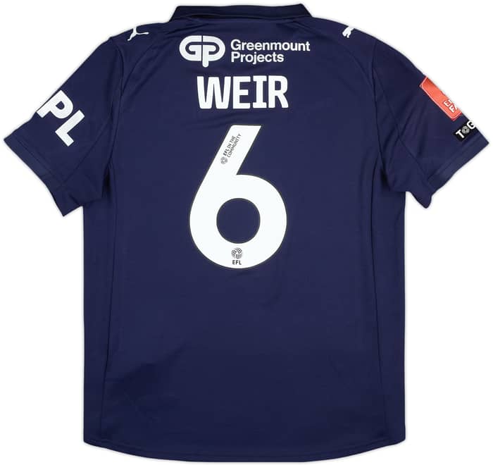 2025-26 Wigan Match Issue FA Cup Away Shirt Weir #6