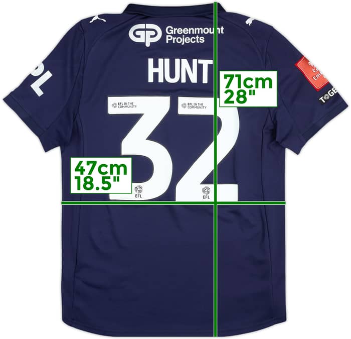 2025-26 Wigan Match Issue FA Cup Away Shirt Hunt #32