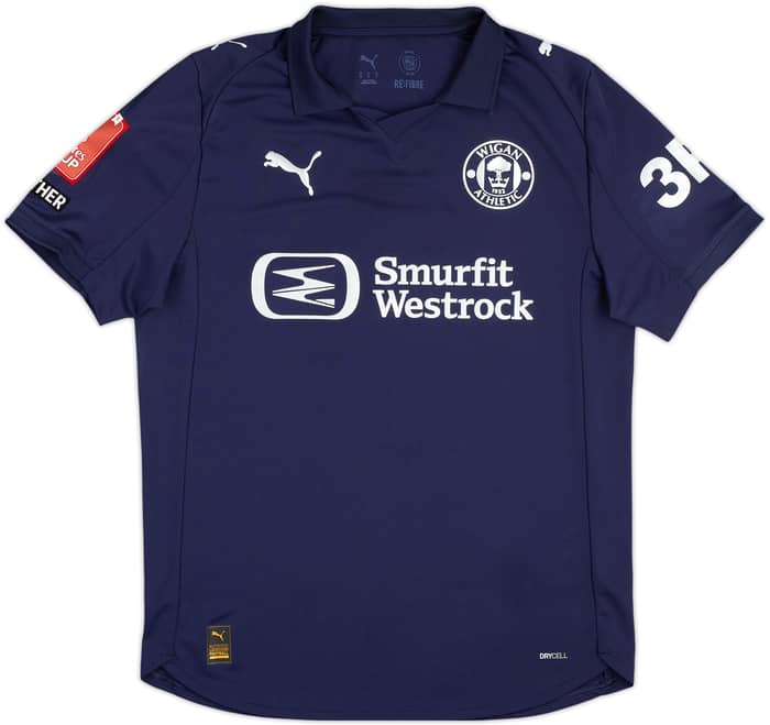 2025-26 Wigan Match Issue FA Cup Away Shirt Murray #7