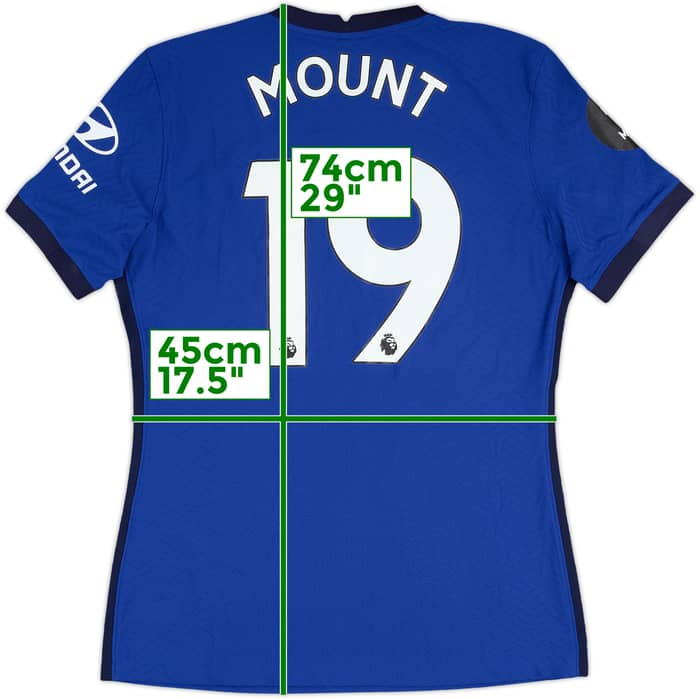 2019-20 Chelsea Match Issue Home Shirt Mount #19