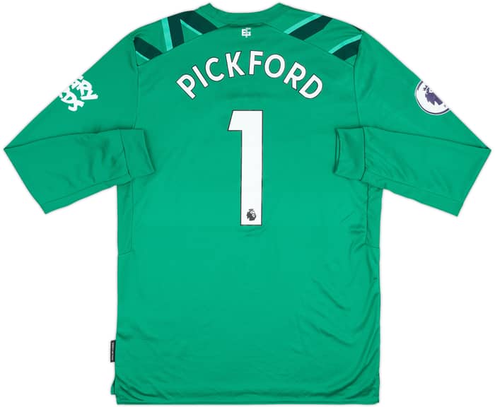 2019-20 Everton Match Issue GK Shirt Pickford #1