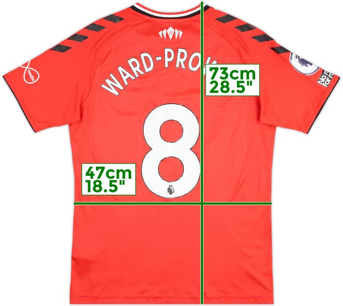 2021-22 Southampton Match Issue Home Shirt Ward-Prowse #8