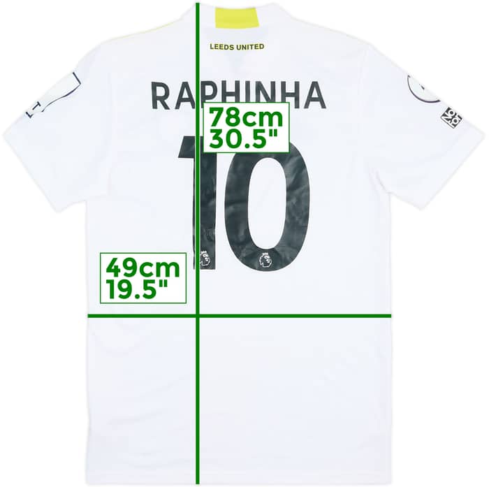 2021-22 Leeds Match Issue Home Shirt Raphinha #10
