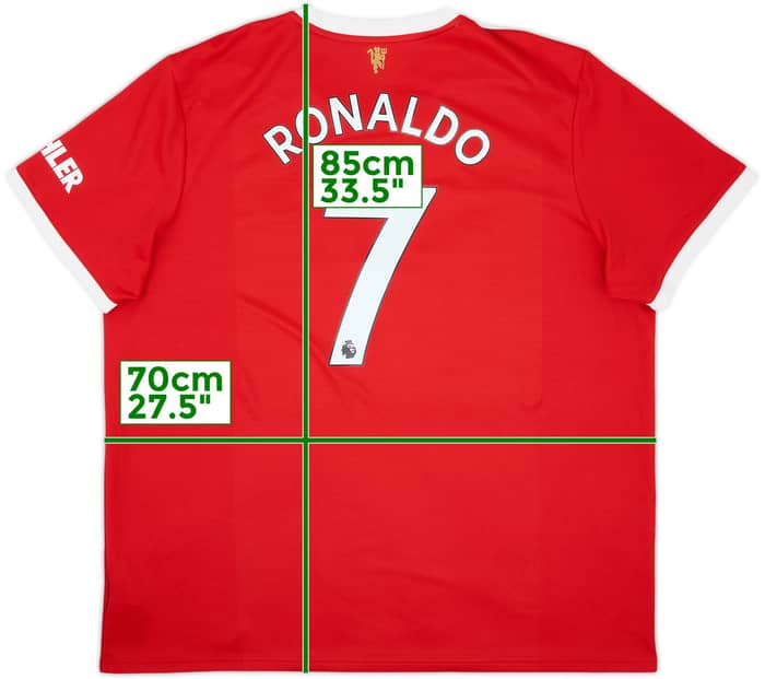 2021-22 Manchester United Home Shirt Ronaldo #7 - 10/10 - (3XL)