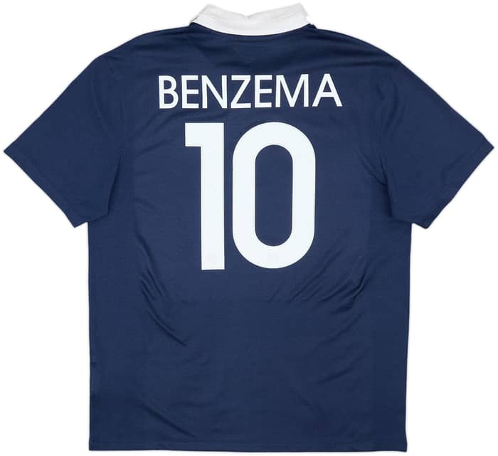 2014-15 France Home Shirt Benzema #10 - 5/10 - (L)