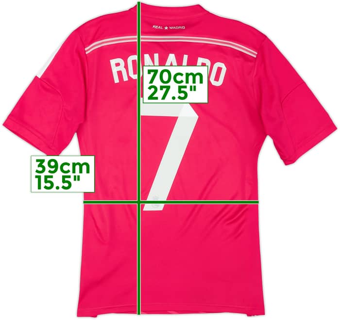 2014-15 Real Madrid Away Shirt Ronaldo #7 - 6/10 - (XS)