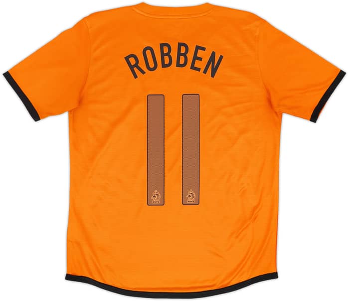2012-13 Netherlands Home Shirt Robben #11 - 8/10 - (XL.Boys)