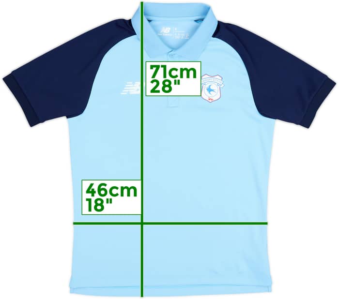 2022-23 Cardiff New Balance Training Shirt - 10/10 - (S)