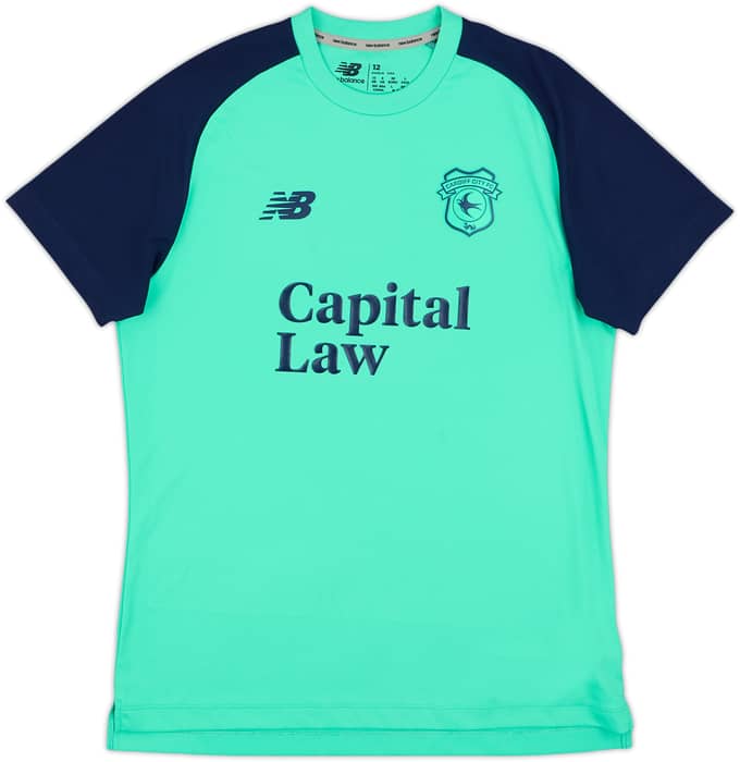 2023-24 Cardiff City New Balance Training Shirt - 9/10 - (M)