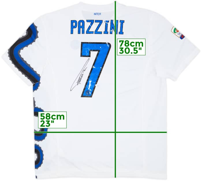 2010-11 Inter Milan Signed Away Shirt Pazzini #7 - 4/10 - (XL)