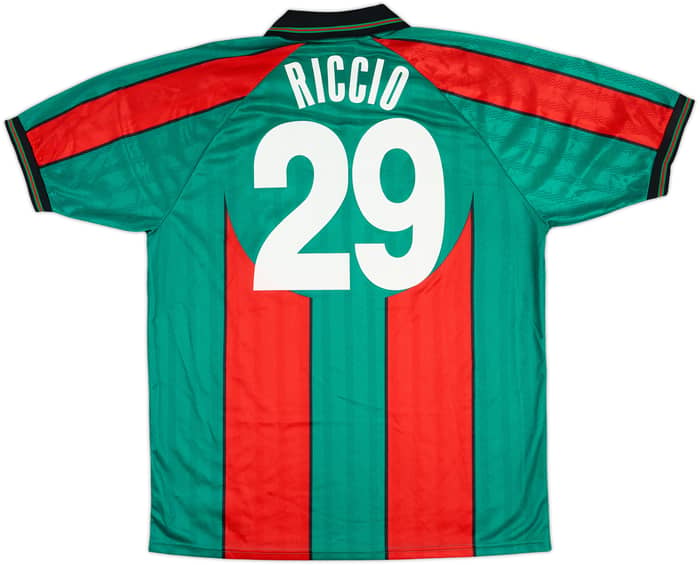 2000-01 Ternana Match Issue Home Shirt Riccio #29