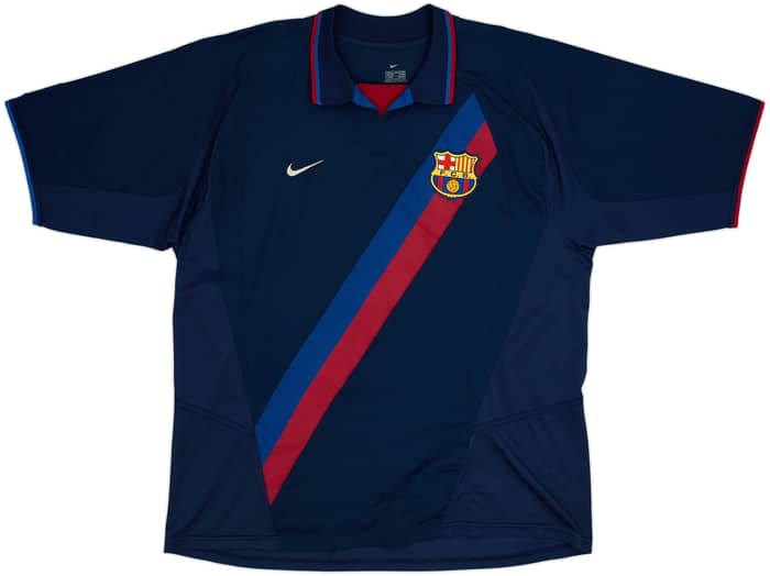Camiseta de visitante del Barcelona 2002-03 Luis Enrique #21 - 9/10 - (XL)