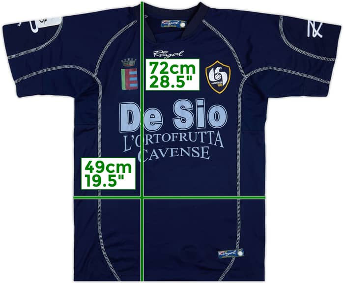 2009-11 Cavese Youth Match Issue Home Shirt #10