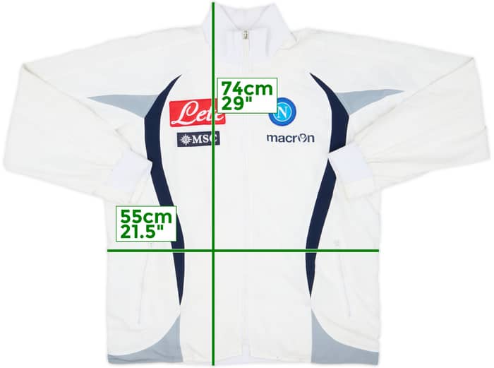 2009-10 Napoli Macron Track Jacket - 5/10 - (M)