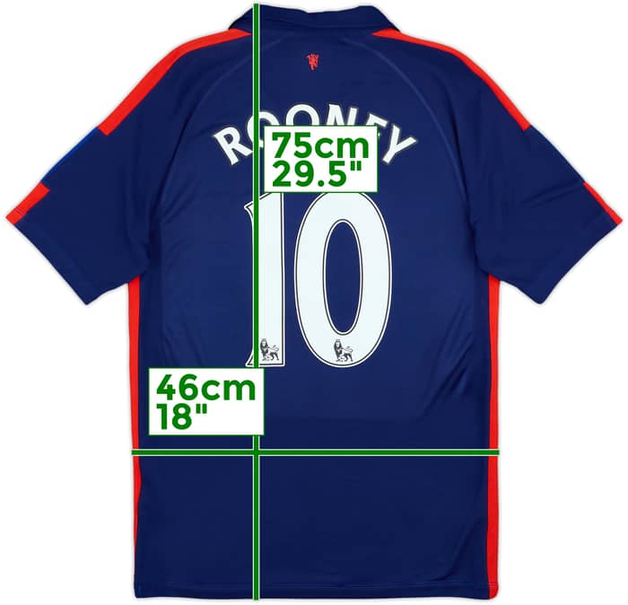 2014-15 Manchester United Third Shirt Rooney #10 - 6/10 - (S)