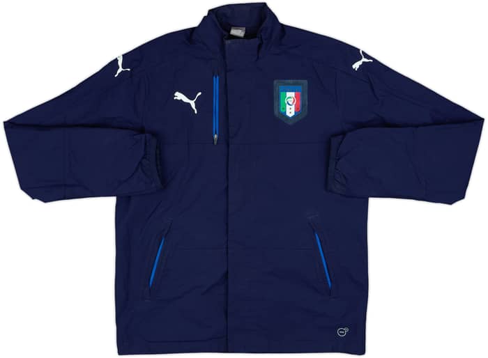 2016-17 Italy Puma Hooded Rain Jacket - 5/10 - (XL.Boys)
