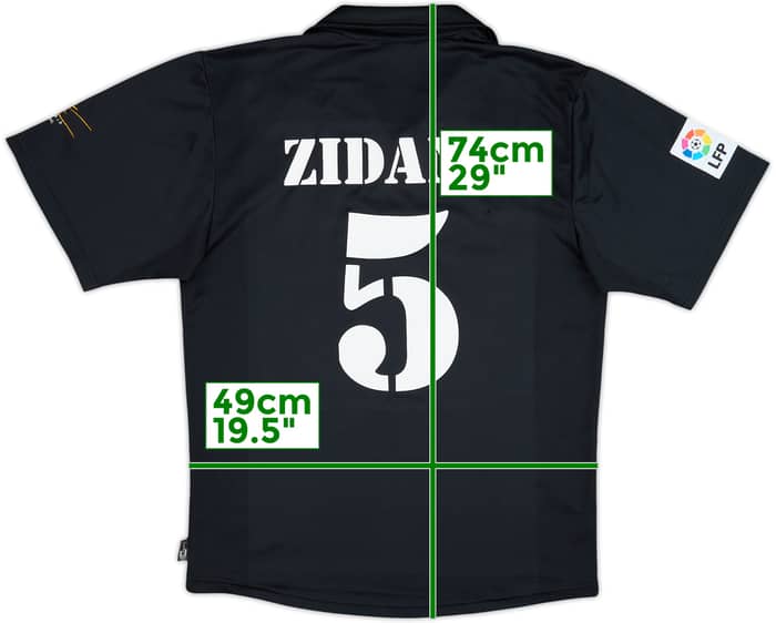 2002-03 Real Madrid Centenary Away Shirt Zidane #5 - 5/10 - (S)