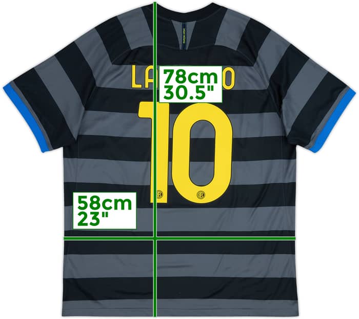 2020-21 Inter Milan Third Shirt Lautaro #10 - 8/10 - (XL)