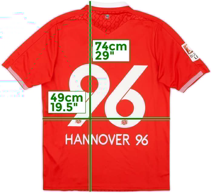 2015-16 Hannover 96 Home Shirt Davin #96 - 6/10 - (M)