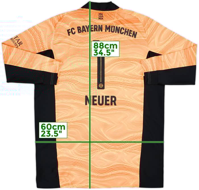 2021-22 Bayern Munich GK Shirt Neuer #1 - 6/10 - (XL)