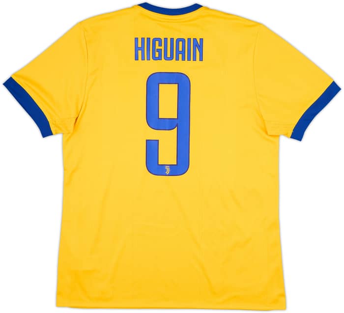2017-18 Juventus Away Shirt Higuain #9 - 6/10 - (L)