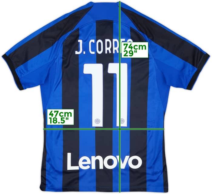 2022-23 Inter Milan Home Shirt J.Correa #11 - 9/10 - (M)