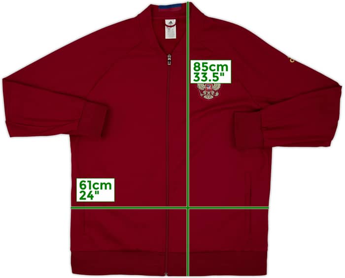 2016-17 Russia adidas Track Jacket - 6/10 - (XXL)