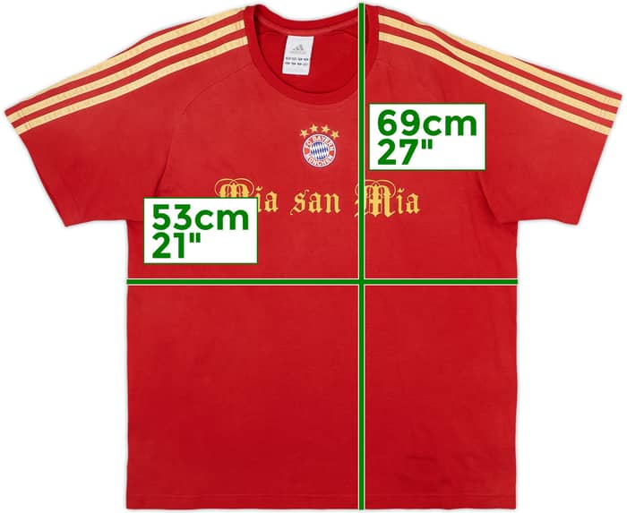 2011-12 Bayern Munich adidas Cotton Tee - 6/10 - (M)