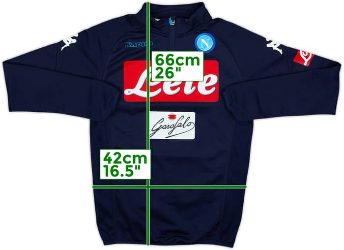2017-18 Napoli Kappa 1/4 Zip Drill Top - 6/10 - (XS)