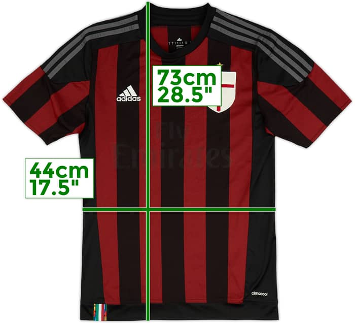 2015-16 AC Milan Home Shirt - 4/10 - (S)