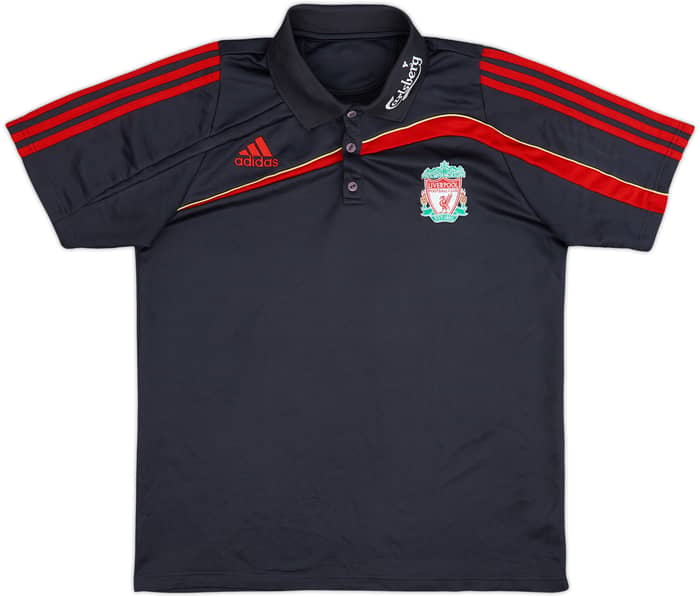 2009-10 Liverpool adidas Polo Shirt - 8/10 - (M/L)