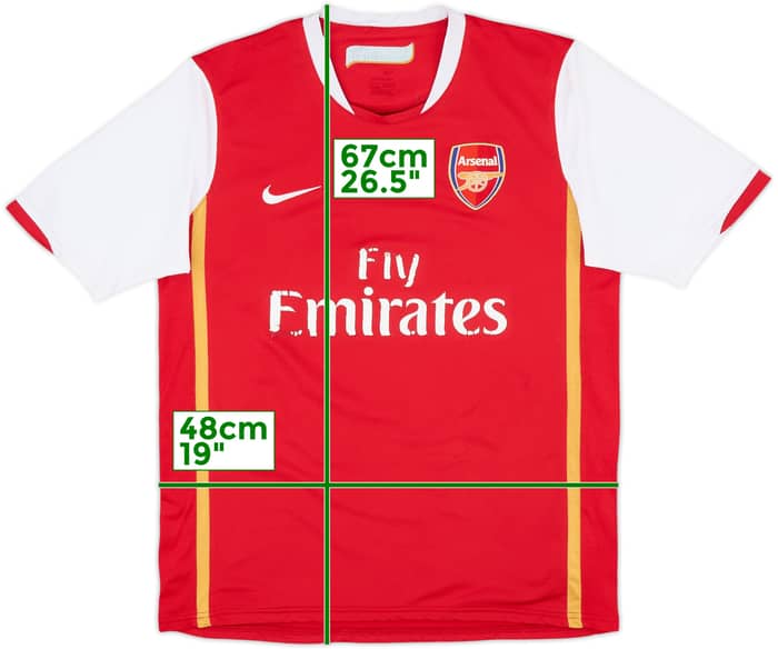2006-08 Arsenal Home Shirt Henry #14 - 4/10 - (XL.Boys)