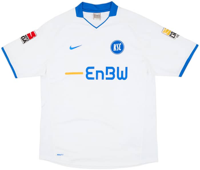2009-10 Karlsruher Match Issue Away Shirt Rutz #15
