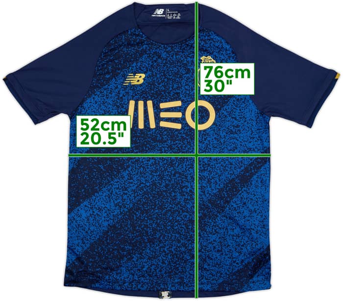 2021-22 Porto Away Shirt - 9/10 - (L)