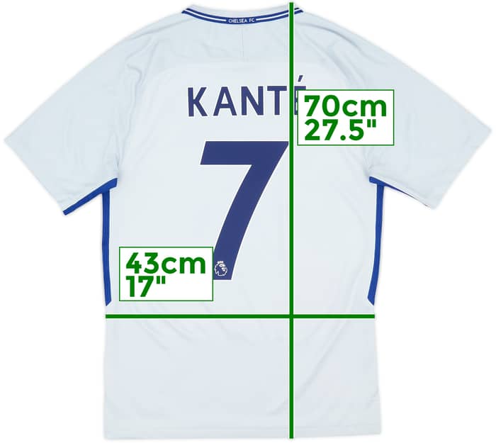 2017-18 Chelsea Away Shirt Kante #7 - 6/10 - (S)