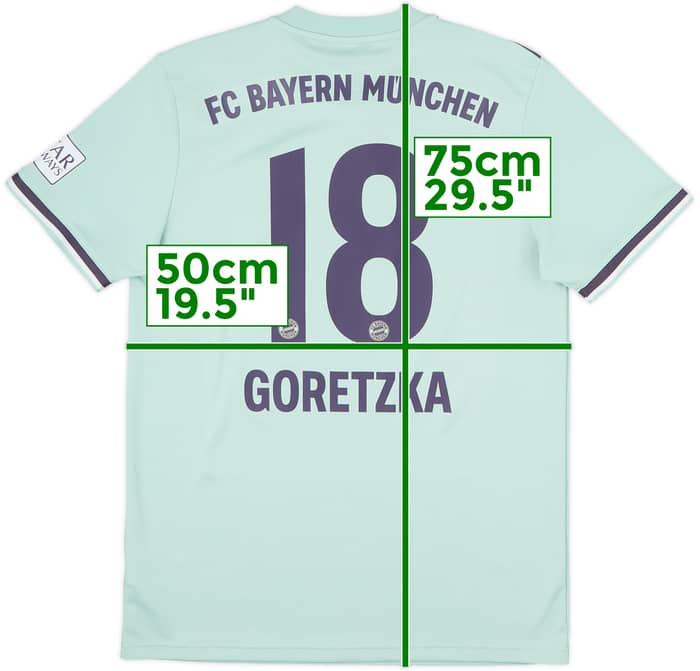 2018-19 Bayern Munich Away Shirt Goretzka #18 - 9/10 - (M)