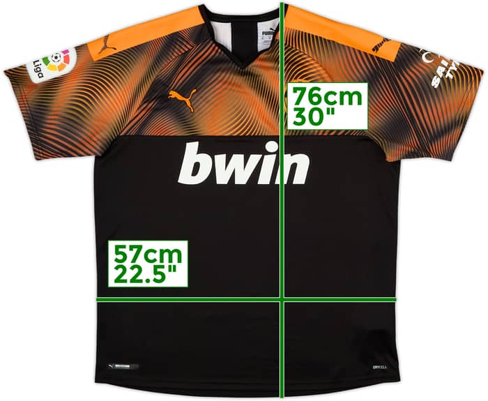 2019-20 Valencia Away Shirt - 8/10 - (XL)