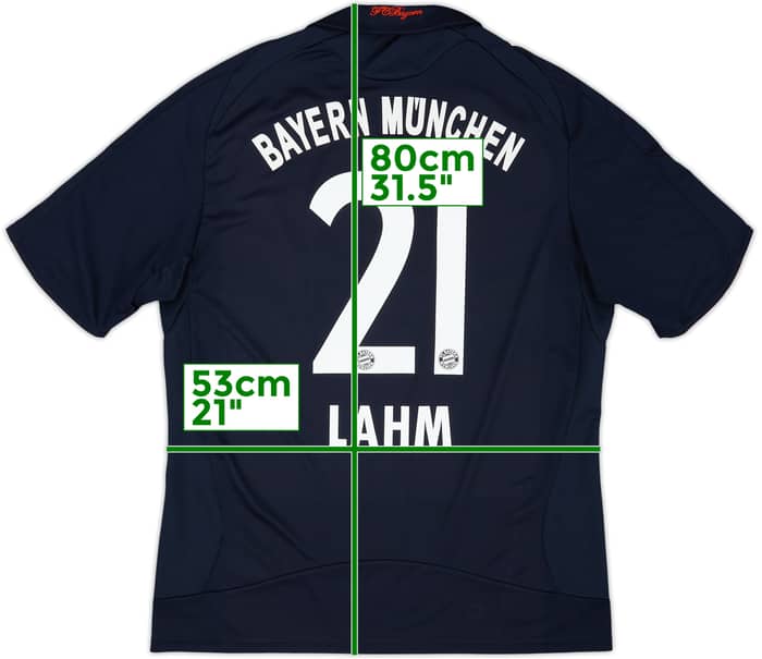 2008-09 Bayern Munich Away Shirt Lahm #21 - 8/10 - (L)