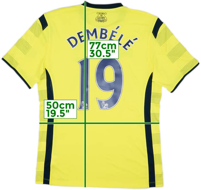 2014-15 Tottenham Third Shirt Dembele #19 - 8/10 - (L)