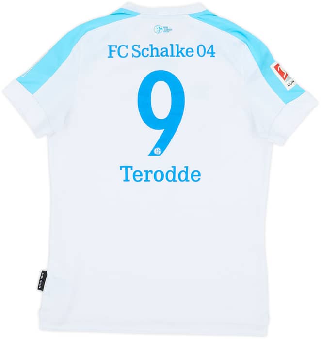2021-22 Schalke Away Shirt Terodde #9 - 6/10 - (L.Boys)