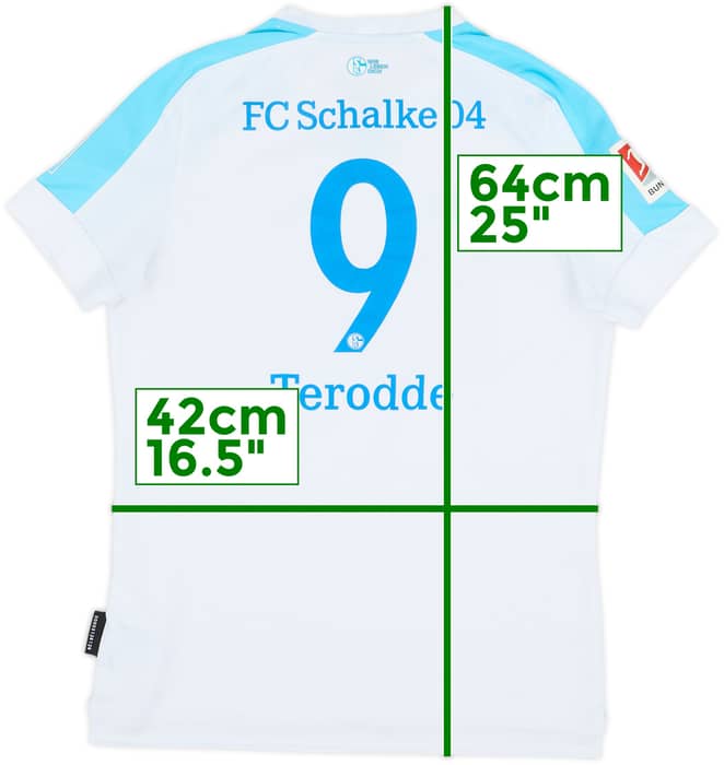 2021-22 Schalke Away Shirt Terodde #9 - 6/10 - (L.Boys)