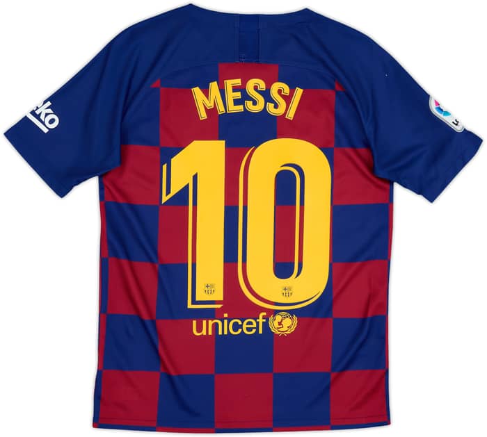 2019-20 Barcelona Home Shirt Messi #10 - 8/10 - (XL.Boys)