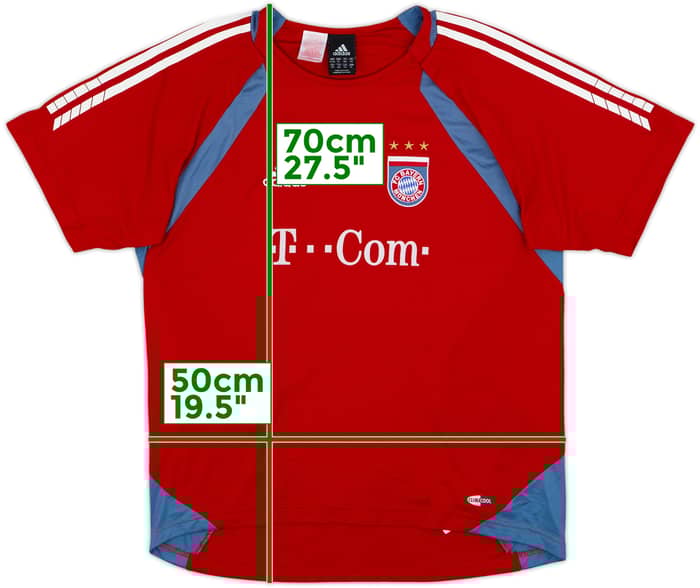 2005-06 Bayern Munich adidas Training Shirt - 7/10 - (XL.Boys)