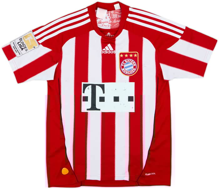 2010-11 Bayern Munich Home Shirt Muller #25 - 5/10 - (L.Boys)