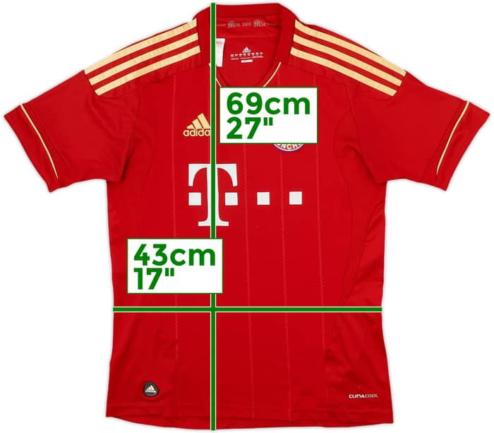 2011-13 Bayern Munich Home Shirt - 4/10 - (L.Boys)