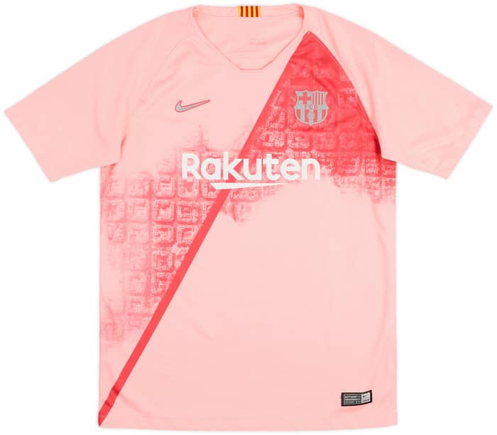 2018-19 Barcelona Third Shirt - 8/10 - (XL.Boys)