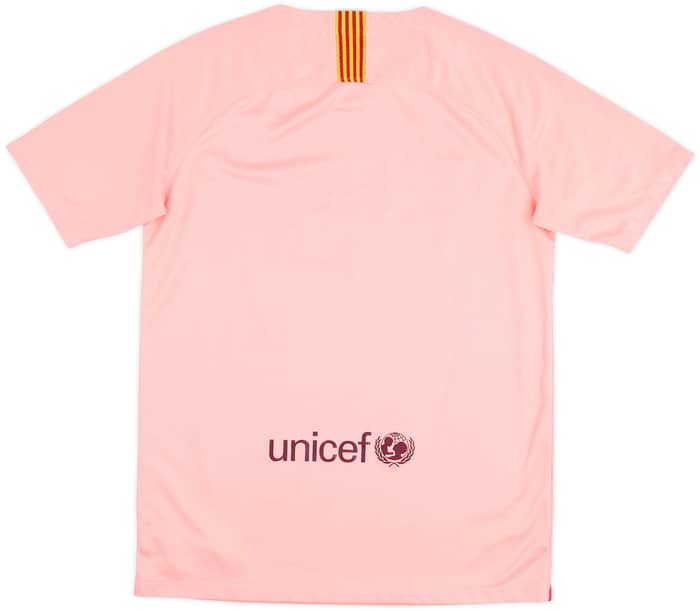 2018-19 Barcelona Third Shirt - 8/10 - (XL.Boys)