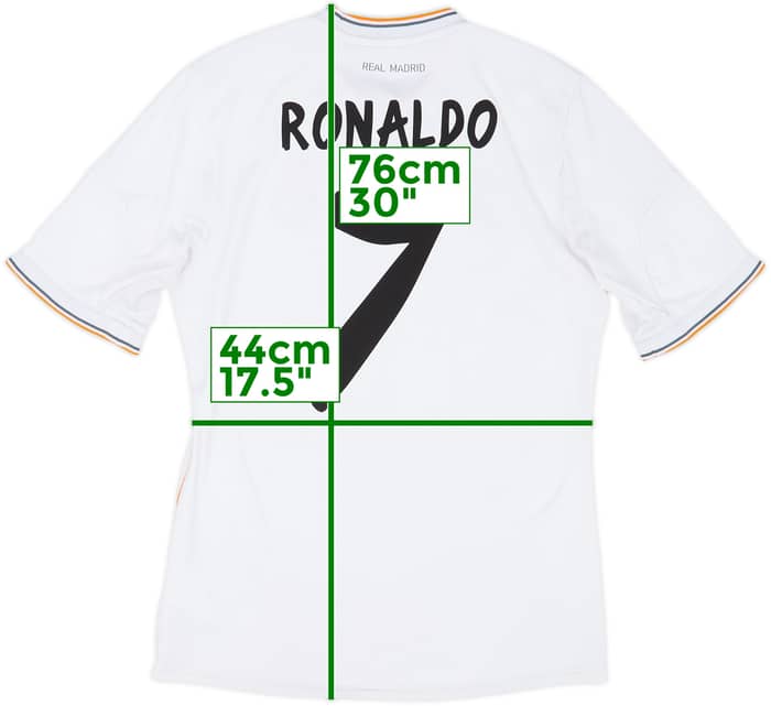2013-14 Real Madrid Home Shirt Ronaldo #7 - 6/10 - (M)