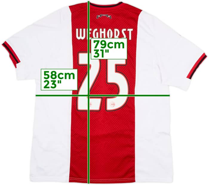 2025-26 Ajax Home Shirt Weghorst #25 - 7/10 - (XL)