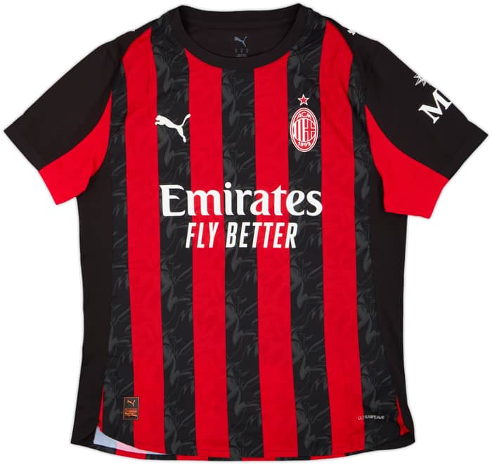 2025-26 AC Milan Authentic Home Shirt Pulisic #11 - 10/10 - (M)